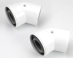 Ideal V3 45 Degree Boiler Flue Elbow