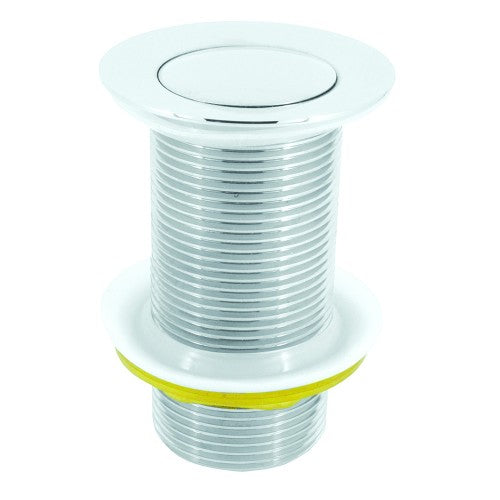 Clicker Basin Waste Chrome Brass Unslotted