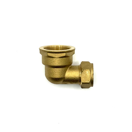Compression Female Iron Bend x Copper Fitting