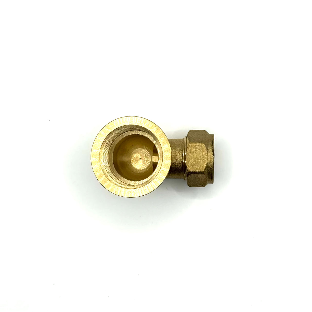 Compression Female Iron Bend x Copper Fitting