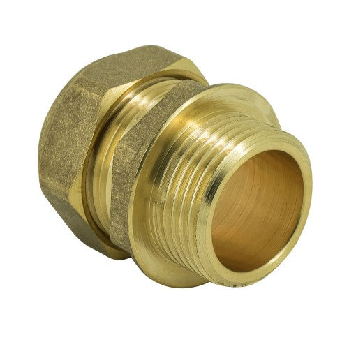 Compression Male Iron Straight x Copper Fitting