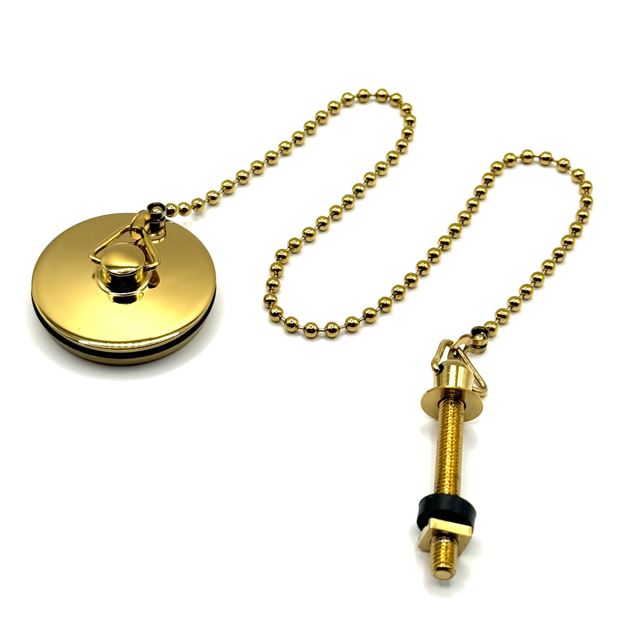 KwikPak bath/sink plug 1.3/4" - gold