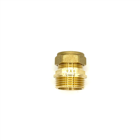 Compression Male Iron Straight x Copper Fitting
