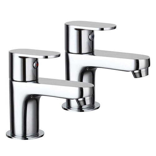 Fresssh Dani Basin Pillar Taps Pair Chrome