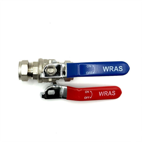 Lever Ball Valve Red Blue Handle